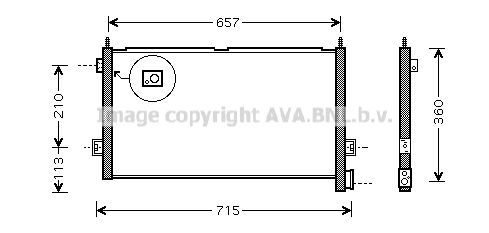 AVA QUALITY COOLING kondensatorius, oro kondicionierius VL5027